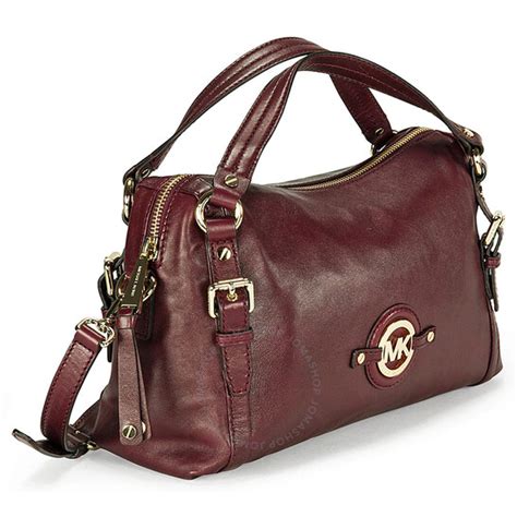 michael kors cinnabar bag|Michael Kors Medium Stockard Cinnabar Leather Handbag W/Ex .